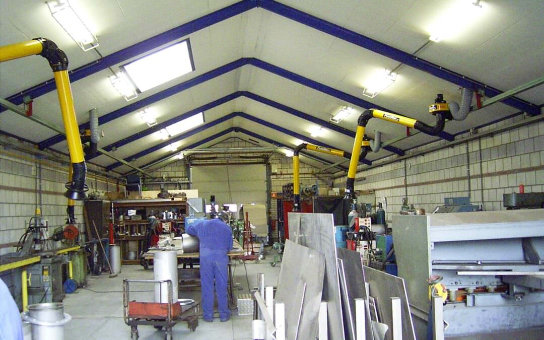 Produktionsstandort mit Absaugung und Plasma-Upgrade