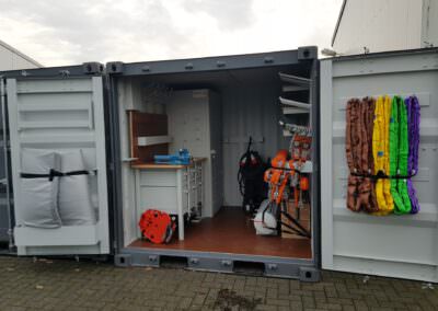 Containerlösungen für internationale Reparaturprojekte